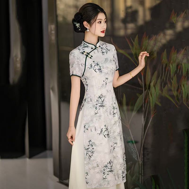 Women's Chinese Style Short Sleeve Qipao