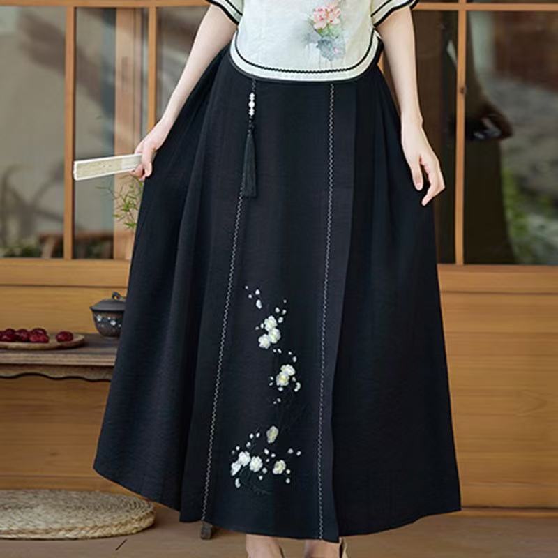 Republic of China Style New Chinese Suzhou Cheongsam, Modified Youth-style Elegant Top & Dress Set, Summer Women Wear