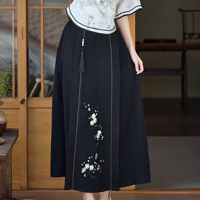 Republic of China Style New Chinese Suzhou Cheongsam, Modified Youth-style Elegant Top & Dress Set, Summer Women Wear
