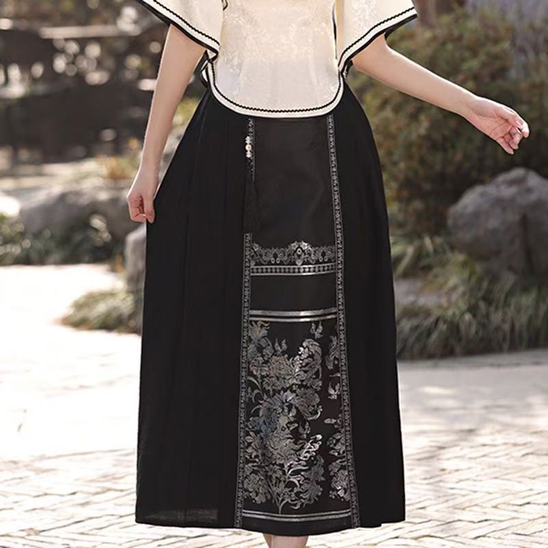 Republic of China Style New Chinese Suzhou Cheongsam, Modified Youth-style Elegant Top & Dress Set, Summer Women Wear